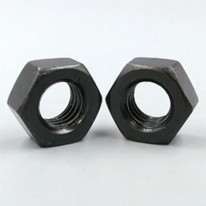 Steel black oxide hex nut